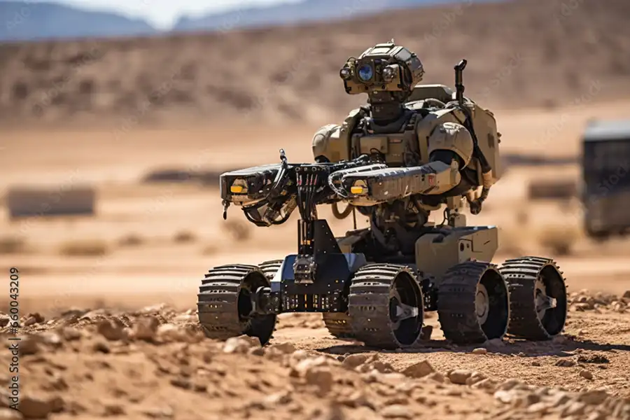 Dual-Arm Military Robot