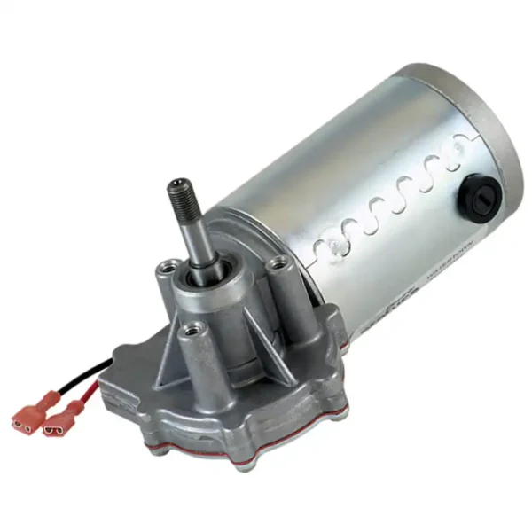 GRC Series Right Angle DC Gear Motor - Robust DC motor with right-angle configuration, designed for reliable operation in compact and demanding industrial setups.