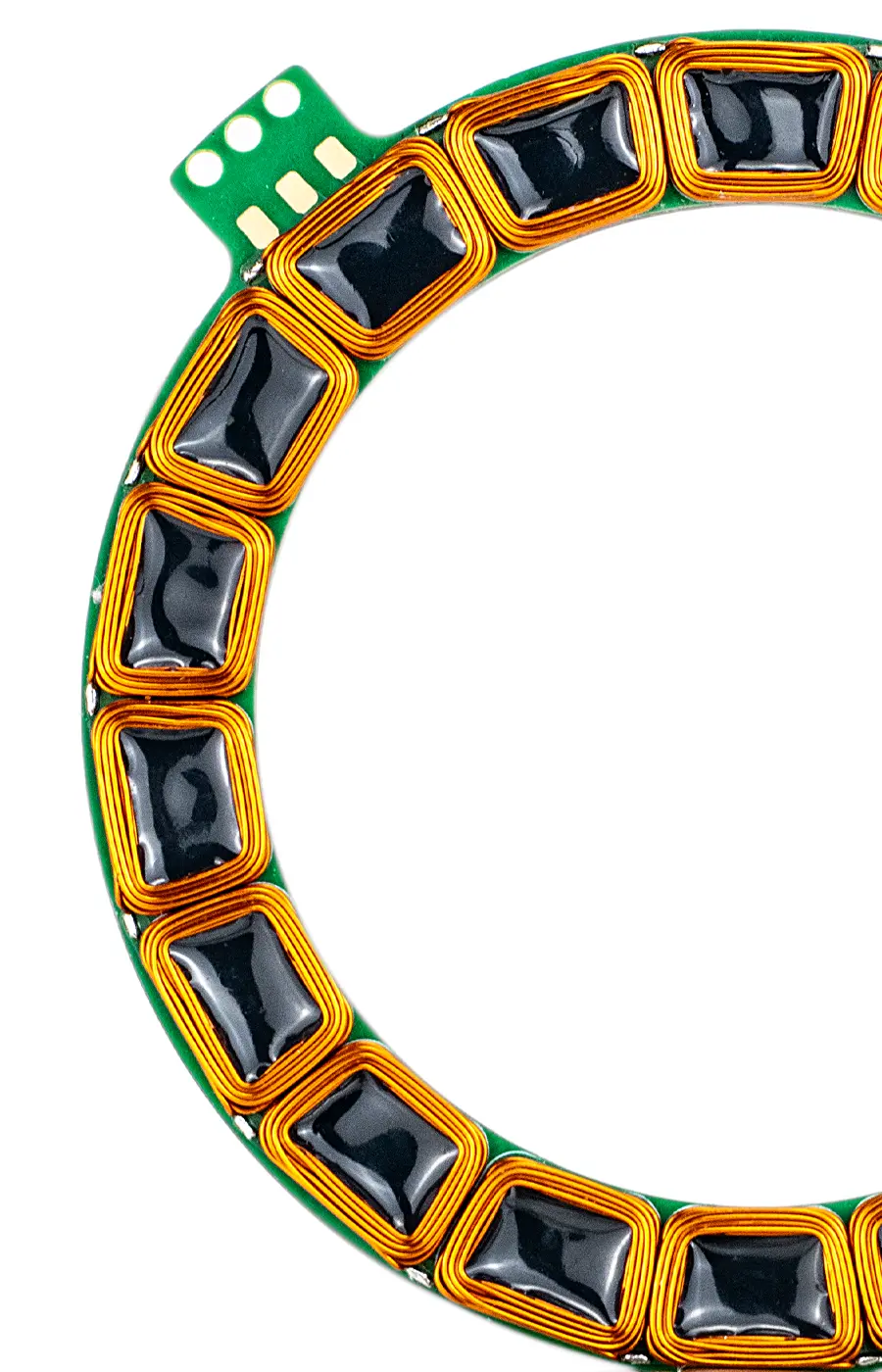 SA Series Axial Flux Motor - Stator with encoder