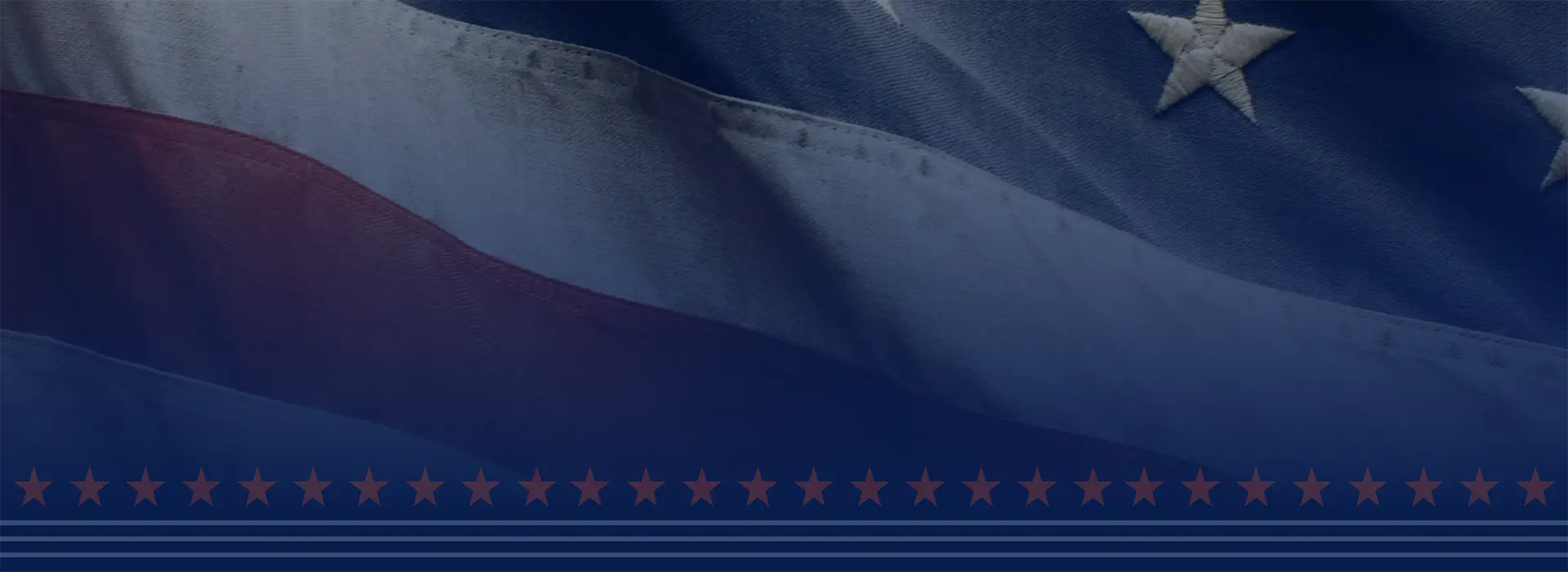 American flag with navy overlay