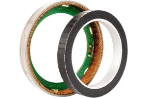 Custom torque motor designed for industrial applications.