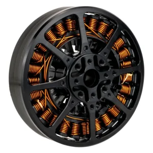 Allient outer rotor motors for drones (UAV/UAS) with copper windings, lightweight high-torque design.