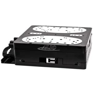 Enclosed Monolithic XY Stage showing precision two-axis motion with protective enclosure for stable positioning in automation and optics.