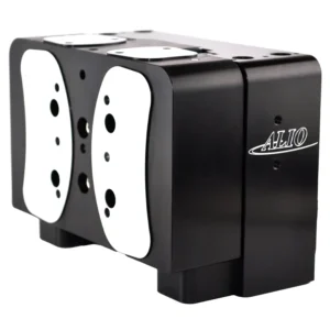 GeoSymmetric Voice Coil Z Stage showing high-precision vertical motion with balanced force control for advanced positioning and automation systems.