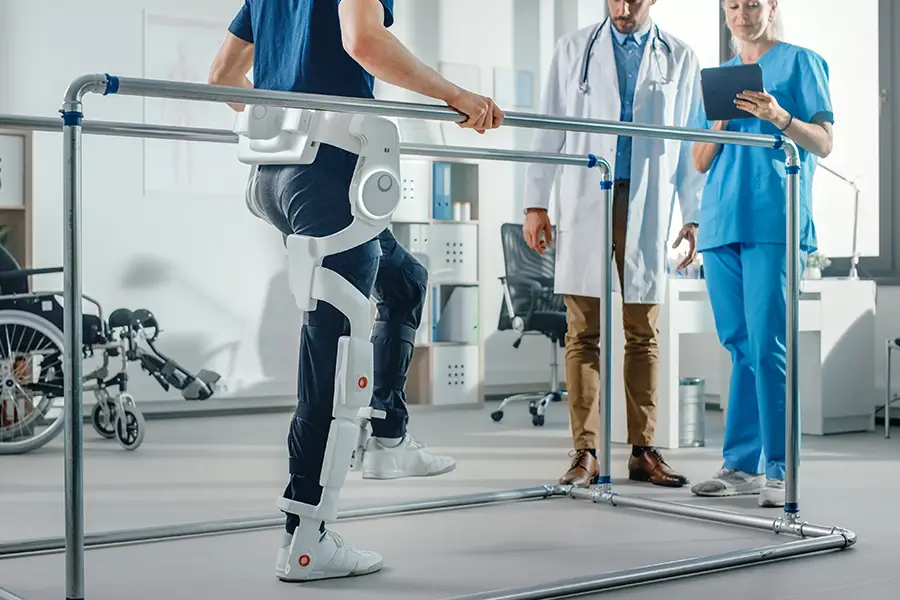 robotic leg, medical motors