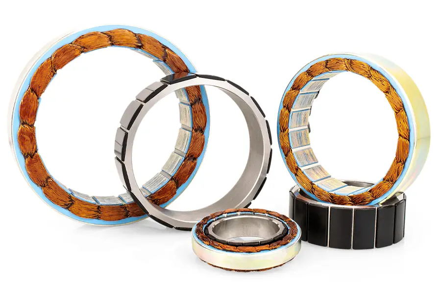 Slotless frameless motors