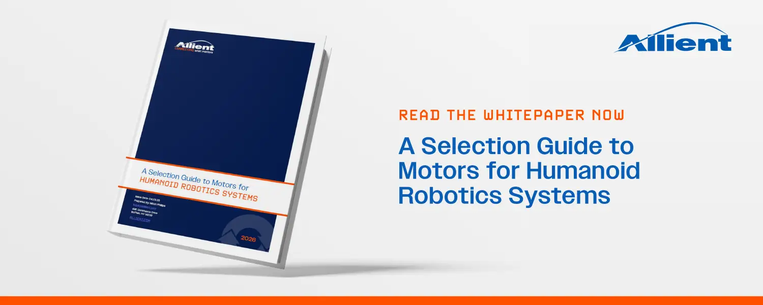 A selection guide to motors for humanoid robotics systems whitepaper