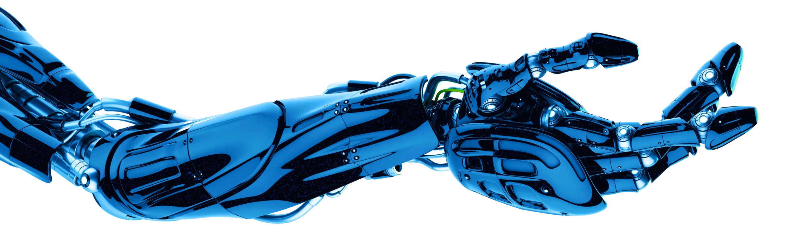 robot arm extend outward